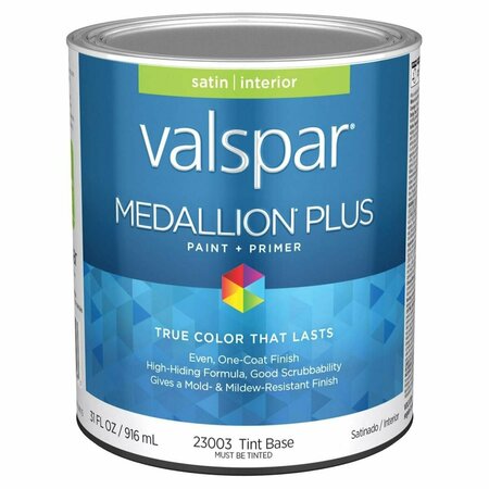 VALSPAR 1 qt. Medallion Plus Acrylic Latex All Purpose Paint & Primer, Tint 028.0023003.005